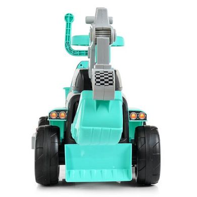 Детский электромобиль Трактор, бирюзовый (4144L-4)