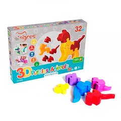 Развивающая игрушка: 3D пазлы - Животные - 32 ел.