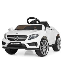 Детский электромобиль Mercedes Benz AMG, белый (3995EBLR-1)