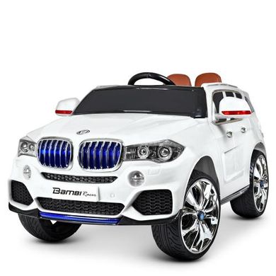Детский электромобиль Джип BMW X5, белый (2762EBLR-1)