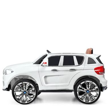 Детский электромобиль Джип BMW X5, белый (2762EBLR-1)