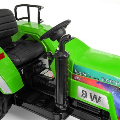 Детский электромобиль Трактор, зеленый (4187BLR-5)