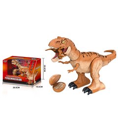 Динозавр K38 на радиоуправлении, 51см, звук, свет, подвижные детали, їдить/танцює, ходить, програм, аккумулятор, динозавр фігурка 11см