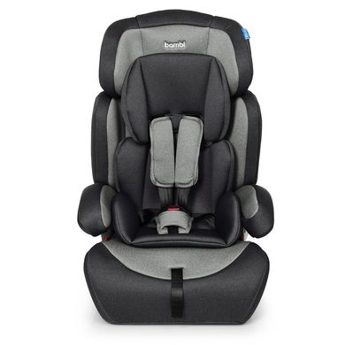 Автокресло Bambi M 3546 Silver Gray, серый, лен, группа 1+2+3