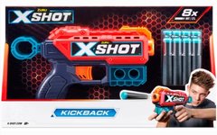 X-Shot Red Быстрострельный бластер EXCEL Kickback 36184R