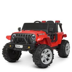 Детский электромобиль Джип Jeep Wrangler, красный (4282EBLR-3)
