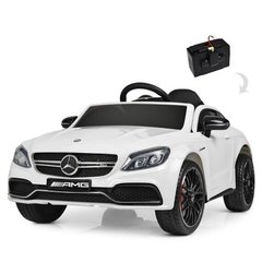 Детский электромобиль Mercedes, белый (4010EBLR-1)