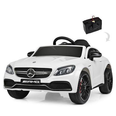 Детский электромобиль Mercedes, белый (4010EBLR-1)