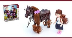 Кукла 686-833 наїзниця, лошадь, аксесуари, в коробці