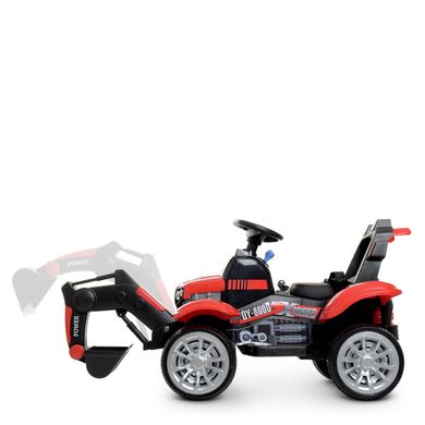 Детский электромобиль Трактор, красный (4263EBLR-3)