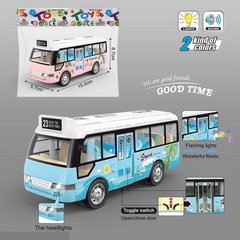 Автобус 7723 2 цвета, инерционная, звук, підсвічування