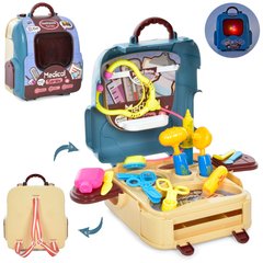 Детский игровой набор доктора TB977-32 мед инструменты, свет, в чемодане, в картонной обертке