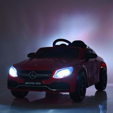 Дитячий електромобіль Mercedes, червоний (4010EBLR-3)