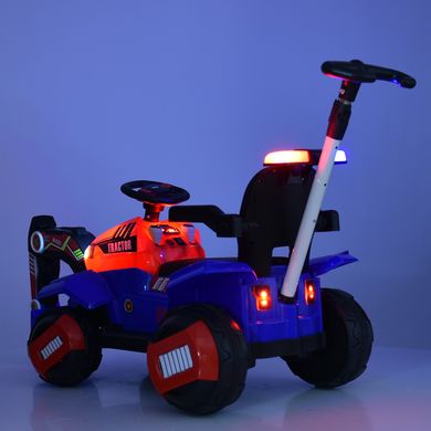 Дитячий електромобіль Трактор, червоно-жовтий (4321LR-3-6)