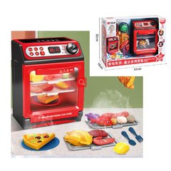 Іграшкова плита 35953 духовка-обертається тарілка, звук, світло, таймер електронне табло, посуд, продукти