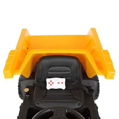 Детский электромобиль Грузовик Самосвал, желтый (4308EBLR-6), Жёлтый, Обычное, Задний привод