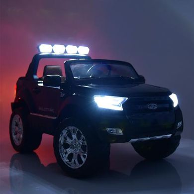 Дитячий електромобіль Джип Ford Ranger, двомісний, чорний (3573EBLRS-2)