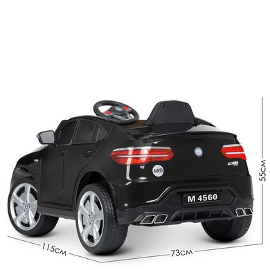 Дитячий електромобіль Mercedes, чорний (4560EBLRS-2)