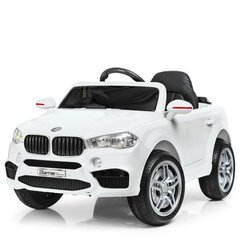 Дитячий електромобіль Джип BMW X5, білий (3180EBLR-1)