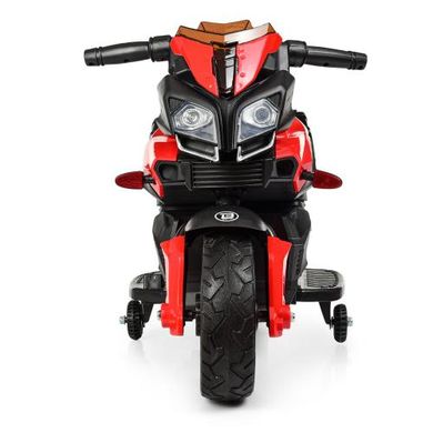 Детский мотоцикл BMW, черно-красный (3832EL-2-3)