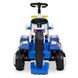 Дитячий електромобіль Трактор, синьо-білий (4321LR-4-1)