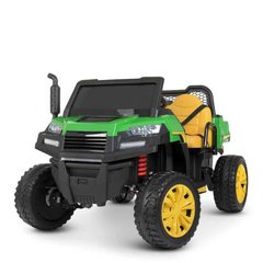 Детский электромобиль Джип Jeep, двухместный, зеленый (4285EBLR-5)