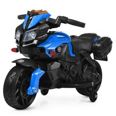 Дитячий мотоцикл BMW, чорно-синій (3832EL-2-4)