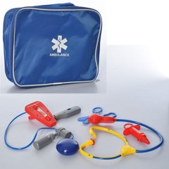 Дитячий ігровий набір лікаря KN513-1 стетоскоп, мед.інструменти, сумкеке
