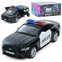 Машина AS-3136 АвтоСвіт, Ford Mustang, метал, инерционная, полиция, 12см, відчиняються двері, надувные колеса