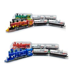 Поїзд 538-538B-2Y інерційна, 57см, вагон 2шт, 4 кольори, в слюді