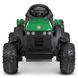 Дитячий електромобіль Трактор, з причепом, зелений (4463EBLR-10)
