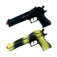 Детский игрушечный пистолет 1201-16-18 трещотка, 28см, 2цветаке
