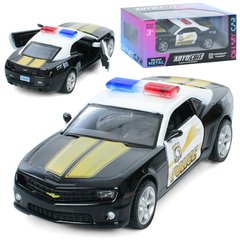 Машина AS-3127 АвтоСвіт, Chevrolet Camaro, метал, инерционная, полиция, 12см, відчиняются двері, надувные колеса