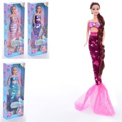 Кукла русалка A558-L6 30см, сукня-паєтки, 4 цвета
