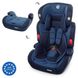 Автокресло El Camino ME 1008 JUNIOR Blue, синий, группа 1+2+3