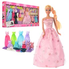 Кукла DEFA с нарядом 8193 29 см, платья, аксессуары