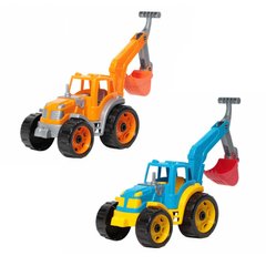 Іграшка "Трактор з ковшем" 3435 "Technok Toys" 4 цвета, в сітці