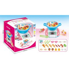 Дитячий іграшковий набір посуду CY-7036B каструля, плита, муз-зв англ, таймер, продукти, на бат