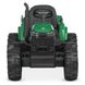 Дитячий електромобіль Трактор з причепом, зелений (4623EBLR-5)