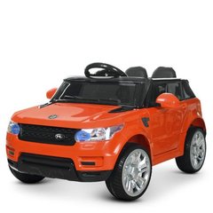 Детский электромобиль Джип Land Rover, оранжевый (3402EBLR-7)