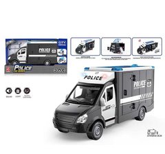 Машинка полиция RJ 5501 D "Поліційна служба", свет, звук, инерционная, рухомі елементи, у коробці