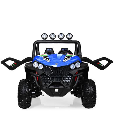Детский электромобиль Джип Багги, двухместный, синий (3454(2)EBLR-4)