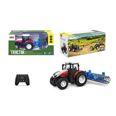 Трактор 6636 р/к2, 4G, аккумулятор, 28см, 1:24, сільхозтехніка, світло, гумові колеса, рухливі деталі, USBзарядне