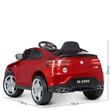Дитячий електромобіль Mercedes, червоний (4560EBLRS-3)