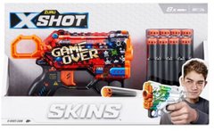 Швидкострільний бластер X-SHOT Skins Menace Game Over 36515Б