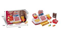 Дитячий іграшковий касовий апарат KDL 888-47 підсвічування, звук, продукти, в коробці