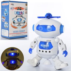 Робот HB007-2 21см, звук, свет, танцует, вращ.пропеллер