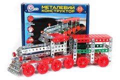 Конструктор металевий Поїзд ТехноК 20.5х16х4 см, арт. 4814