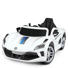 Детский электромобиль Ferrari, белый (4455EBLR-1)