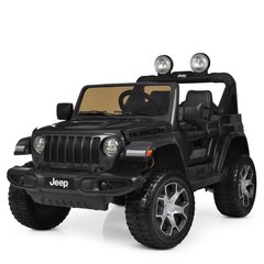 Детский электромобиль Джип Jeep, черный (4176EBLR-2)